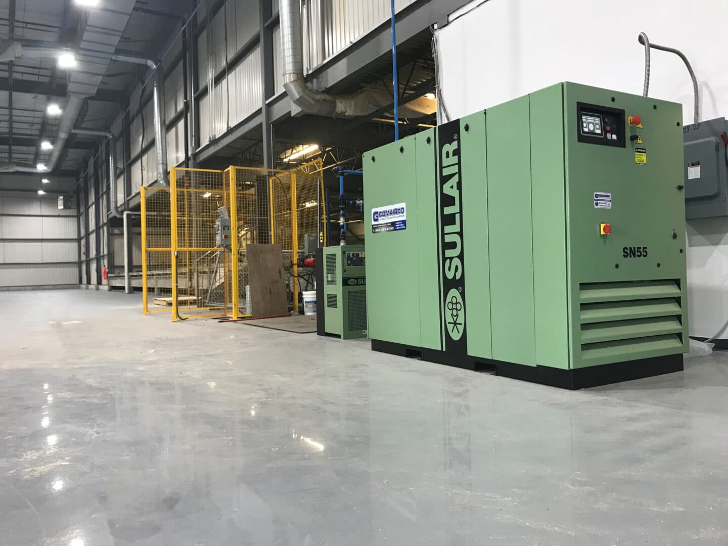 Large plant with SN Sullair Air compressor